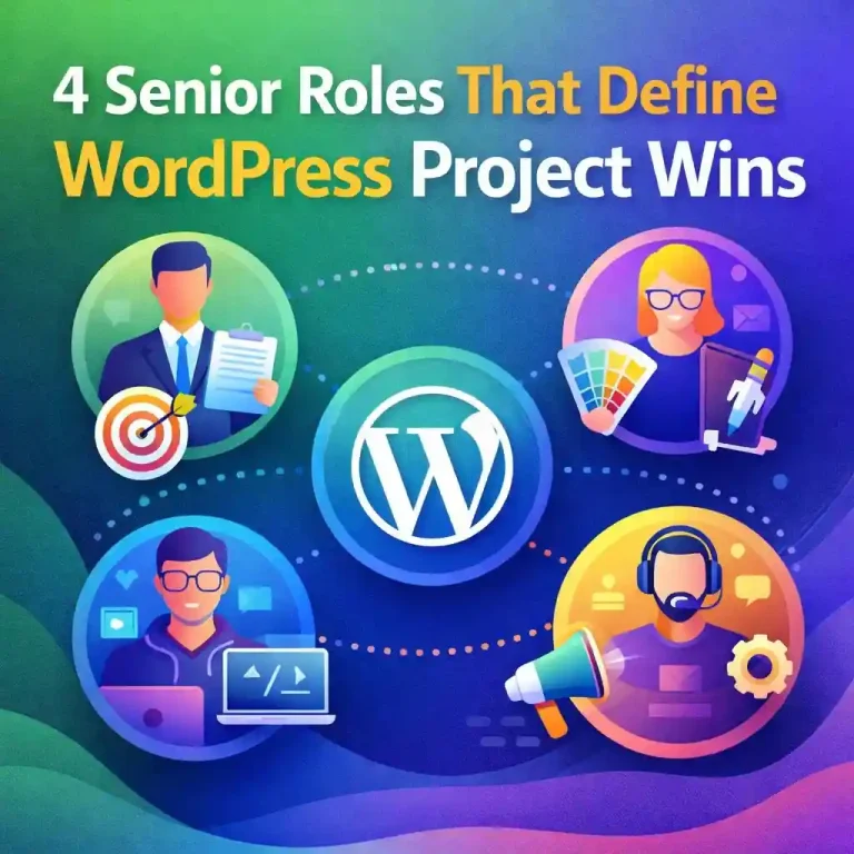 4 Senior Roles That Define WordPress Project Wins