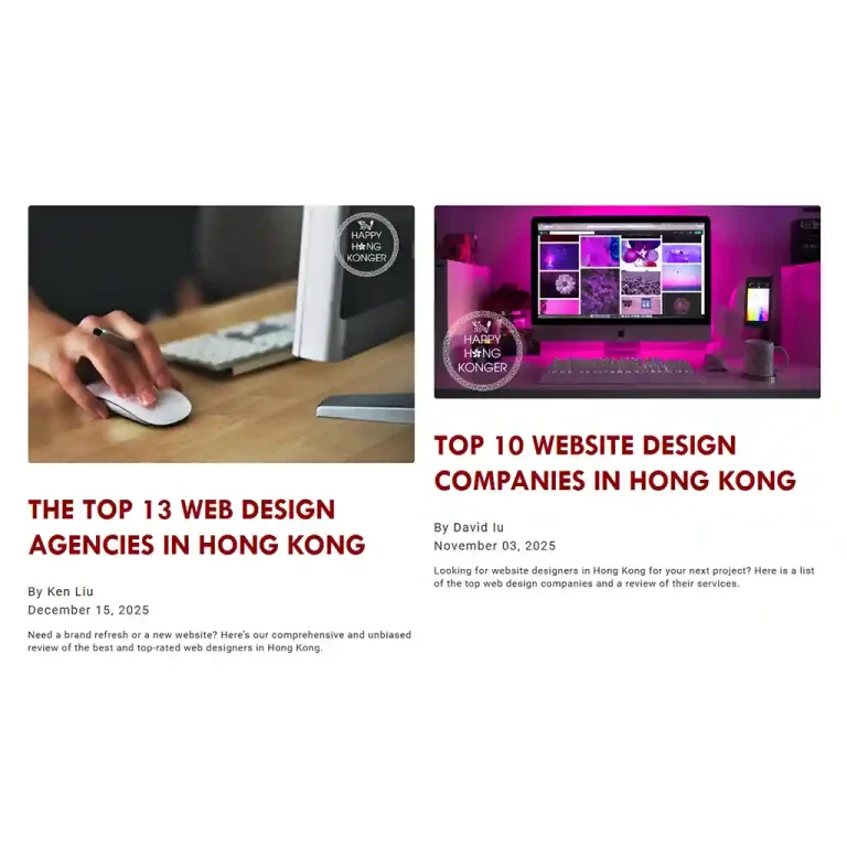 Top Web Design Agencies in Hong Kong 2026: The Truth Behind Paid Rankings